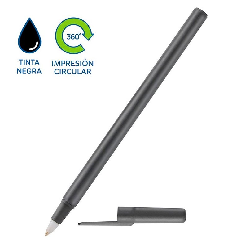 Bolígrafo Doob color, negro, det. negro, tinta negra - imagen 2