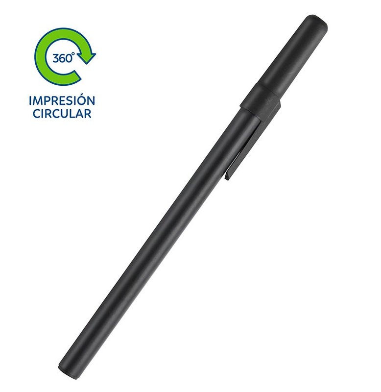 Bolígrafo Doob color, negro, detalle negro. - imagen 2
