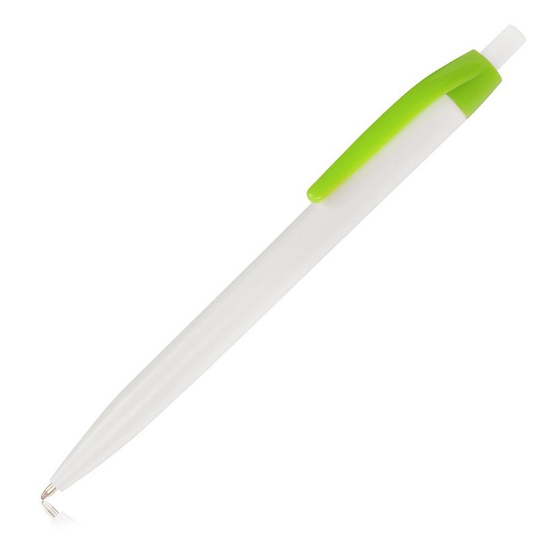 Bolígrafo Lolipop mix, blanco clip verde claro - imagen 2