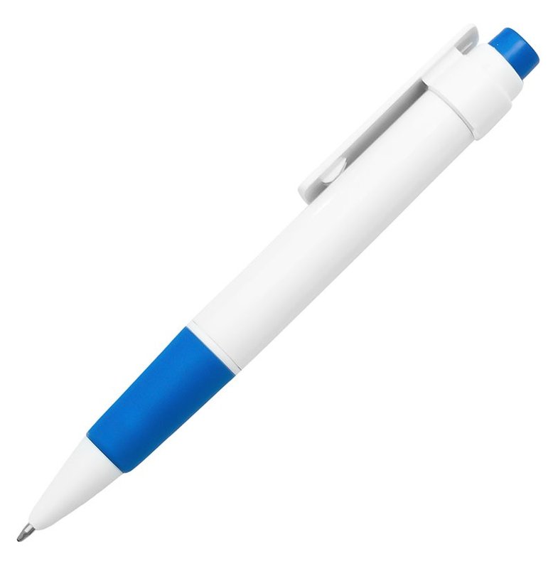 Bolígrafo Niza, blanco detalle azul - imagen 3