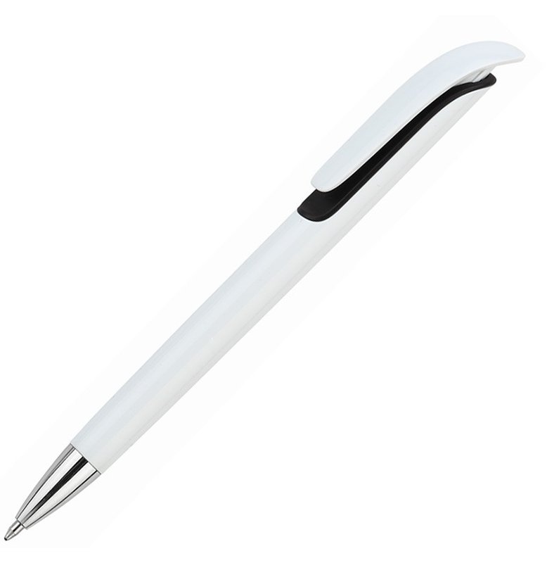 Bolígrafo Panamá, blanco detalle negro - imagen 2
