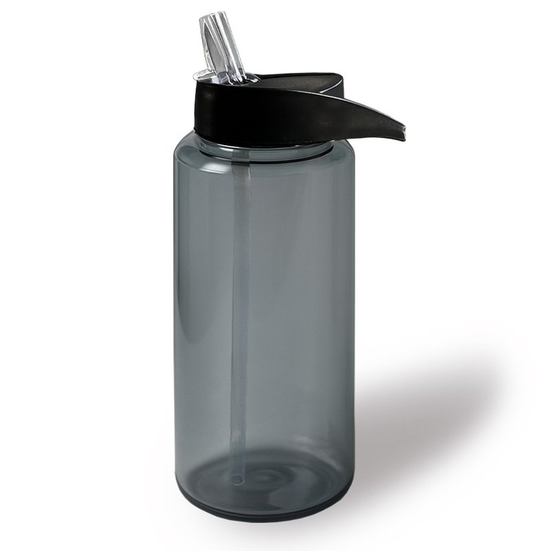 Botella big Dakar TS, 1100ml, pico sport, impr. full negro - imagen 2