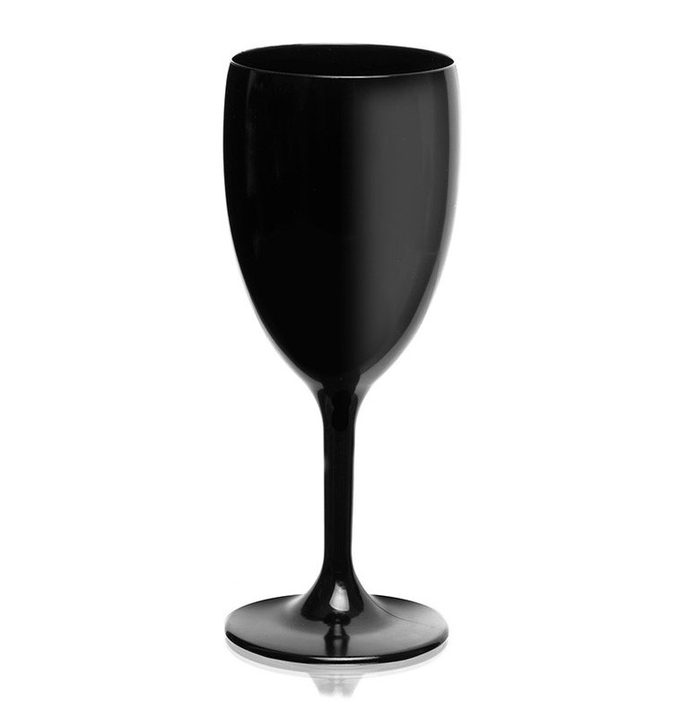 Copa para vino y agua 400 boliche cm³, negro - imagen 2