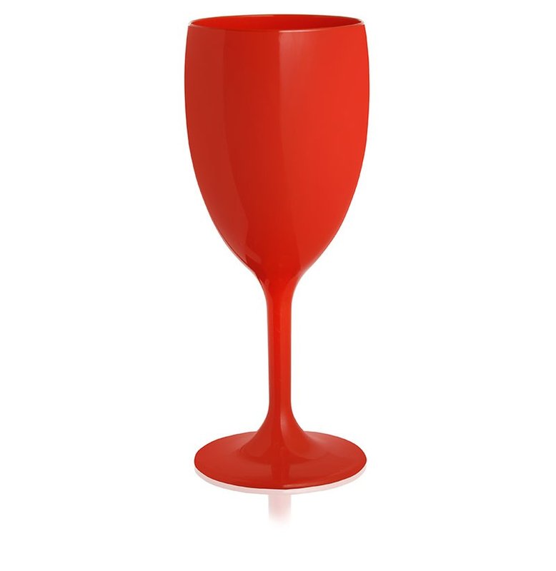 Copa para vino y agua 400 cm³, rojo pleno - imagen 2