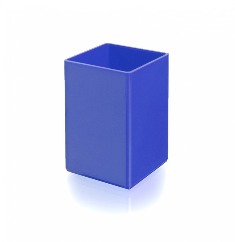 Cubo, con y sin calendario, porta lápiz, azul claro - imagen 2