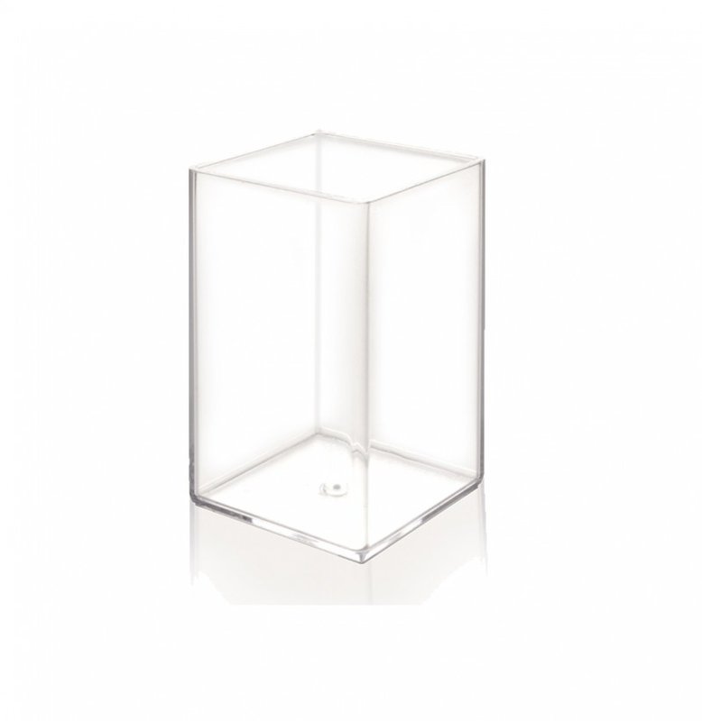 Cubo, con y sin calendario, porta lápiz, cristal - imagen 2