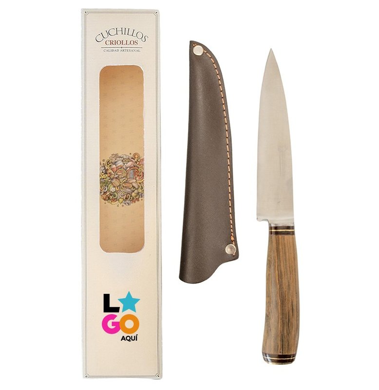 Cuchillo campero con funda, caja cartón. - imagen 2