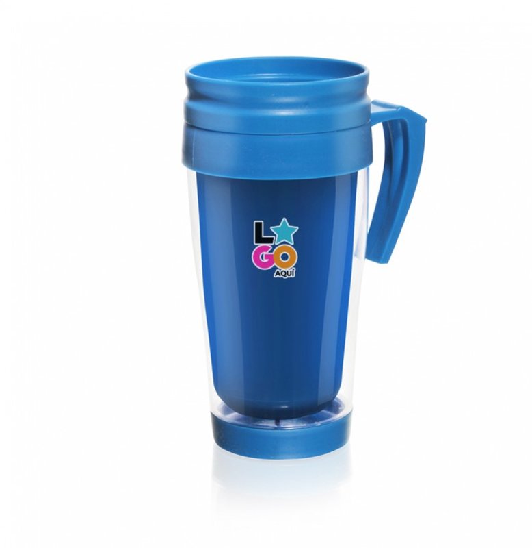Jarro térmico 400 cm³, naranja, detalle cristal - imagen 3