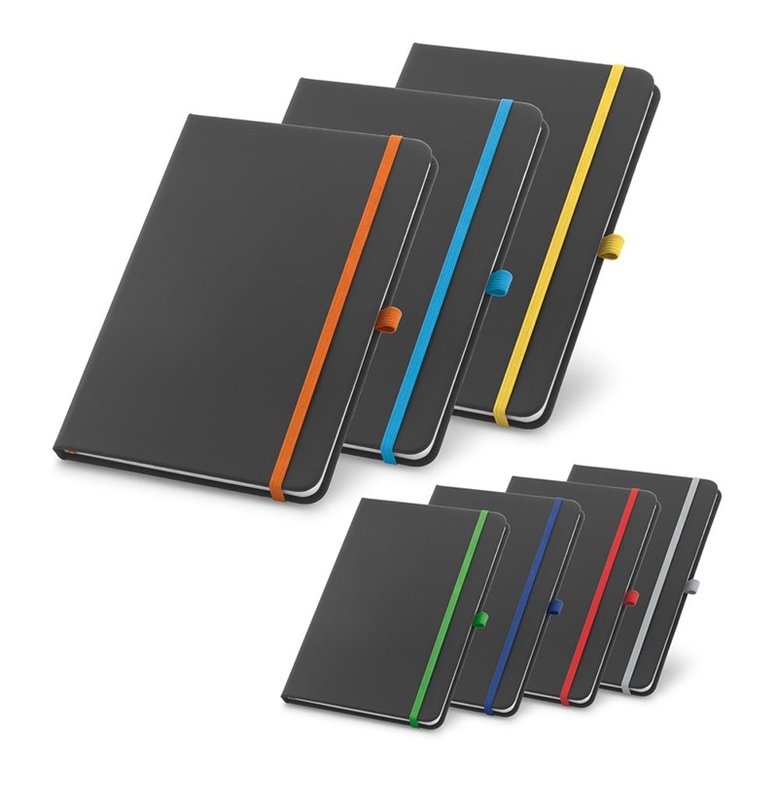 Libreta Corbin, A5,rayado, negro detalles verde - imagen 3
