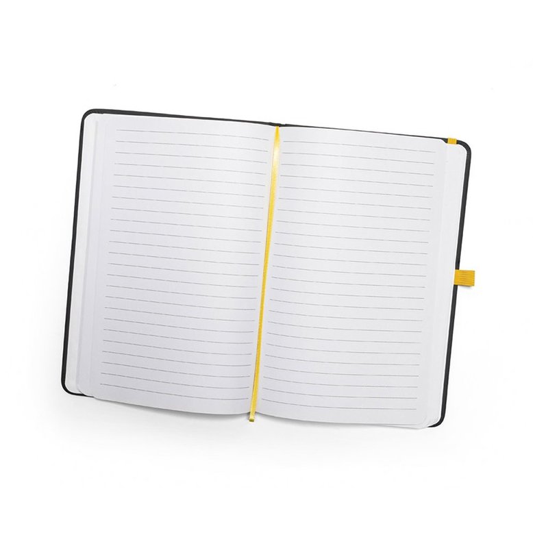 Libreta Corbin, A5,rayado, negro detalles verde - imagen 2