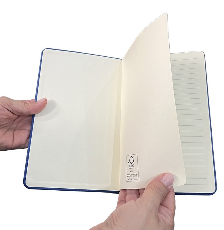 Libreta Moriah, A5, rayado, negro - imagen 3