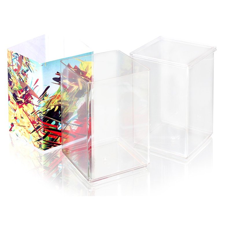Porta lápiz doble para foto, con y sin calendario, cristal - imagen 3