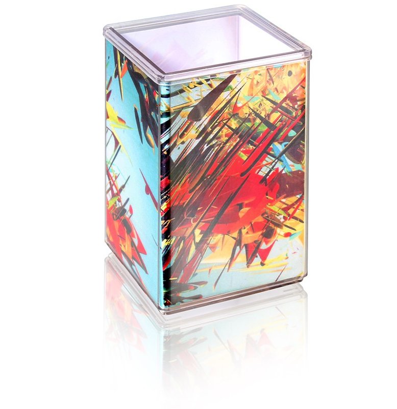 Porta lápiz doble para foto, con y sin calendario, cristal - imagen 4