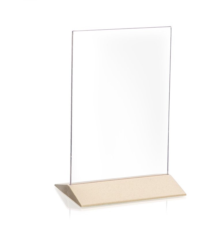 Porta menu, base color eco beige - imagen 2