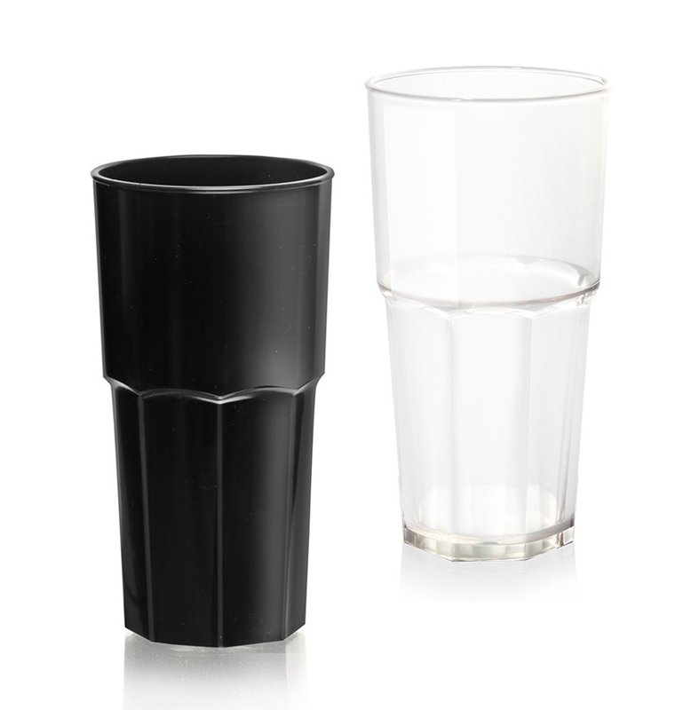 Vaso facetado od 400 cm³, cristal. - imagen 2