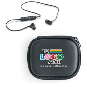 Auriculares Otto, con Estuche, Negro