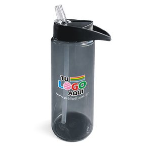 Botella Dakar TS, 750ml, pico sport, impr. full negro